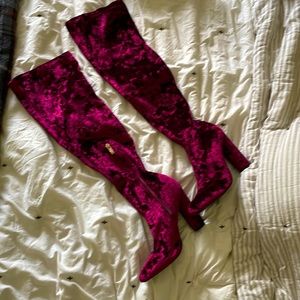 No Name over the knee boots size 7 (fits like a 7.5)